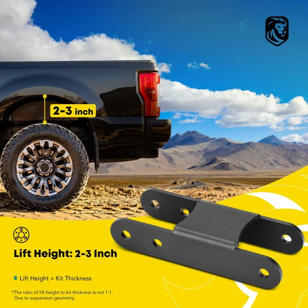 2-inch to 3-inch Rear Leveling Lift Kit for Chevrolet Colorado GMC Canyon RWD 4WD