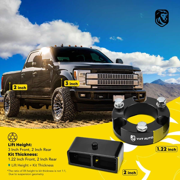 3-inch Front & 2-inch Rear Leveling Lift Kit for 1995-2004 Toyota Tacoma