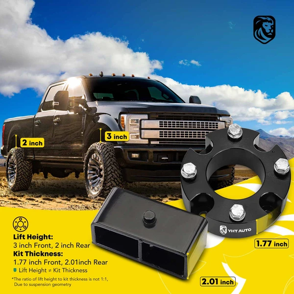 3-inch Front & 2-inch Rear Leveling Lift Kit for 2007-2021 Toyota Tundra