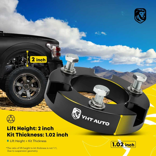 2-inch Front Leveling Lift Kit for Toyota Tundra 2000-2006 RWD 4WD