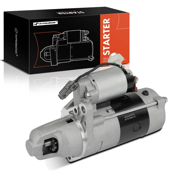 2002-2006 INFINITI Q45 Starter 1.7 KW 12V Clockwise 10 Teeth A-Premium APSTR557