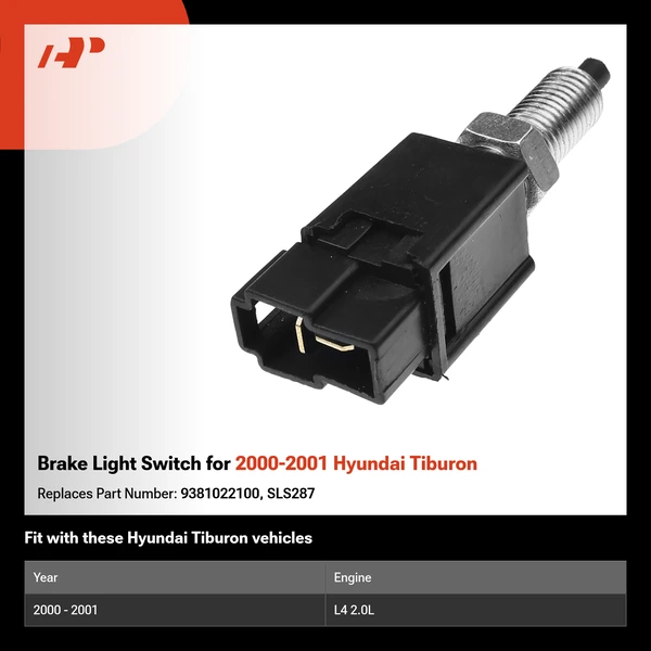 Brake Light Switch for 2000-2001 Hyundai Tiburon
