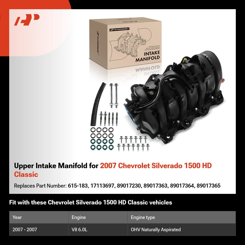Upper Intake Manifold for 2007 Chevrolet Silverado 1500 HD Classic