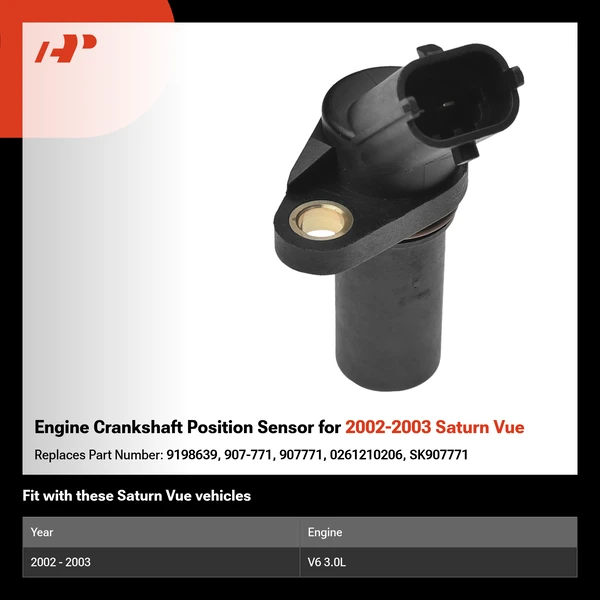Engine Crankshaft Position Sensor for 2002-2003 Saturn Vue
