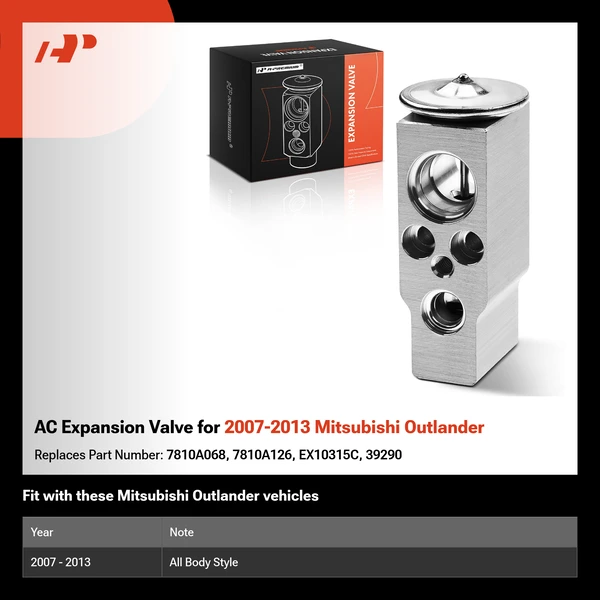 AC Expansion Valve for 2007-2013 Mitsubishi Outlander