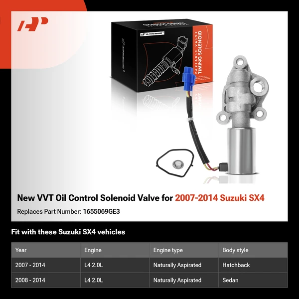 New VVT Oil Control Solenoid Valve for 2007-2014 Suzuki SX4
