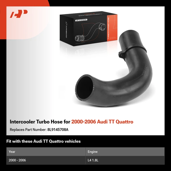 Intercooler Turbo Hose for 2000-2006 Audi TT Quattro
