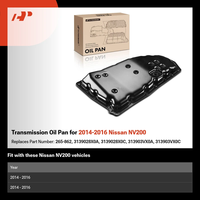 Transmission Oil Pan for 2014-2016 Nissan NV200
