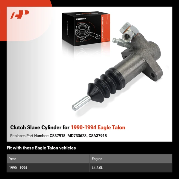 Clutch Slave Cylinder for 1990-1994 Eagle Talon