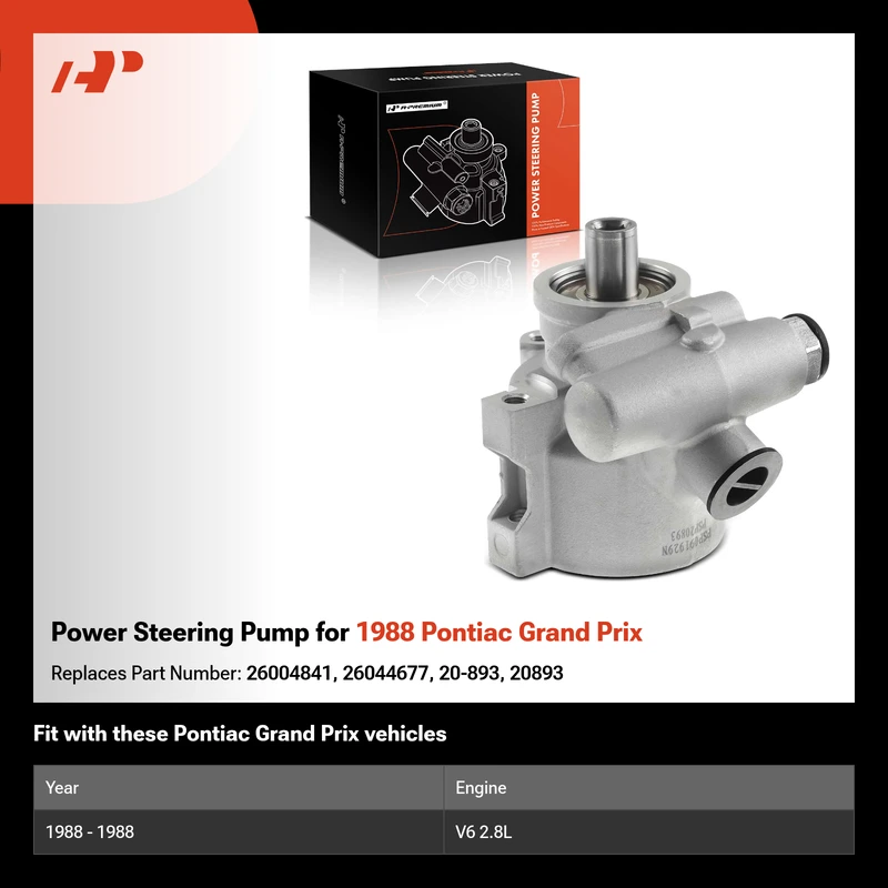 Power Steering Pump for 1988 Pontiac Grand Prix
