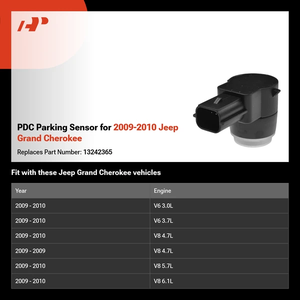 PDC Parking Sensor for 2009-2010 Jeep Grand Cherokee
