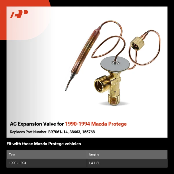 AC Expansion Valve for 1990-1994 Mazda Protege