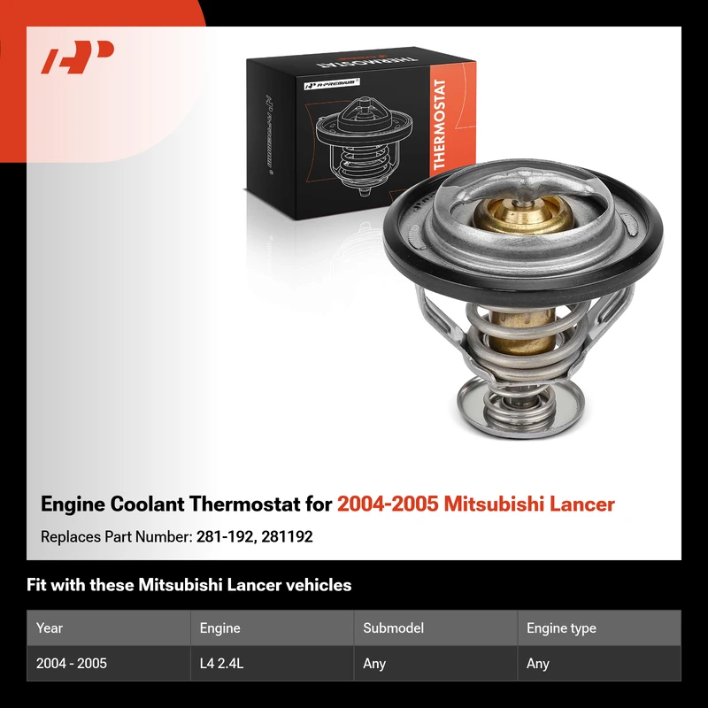 Engine Coolant Thermostat for 2004-2005 Mitsubishi Lancer