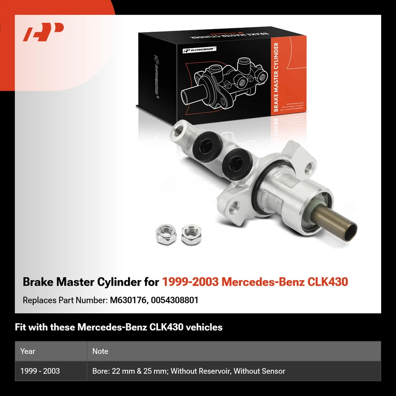 Brake Master Cylinder for 1999-2003 Mercedes-Benz CLK430