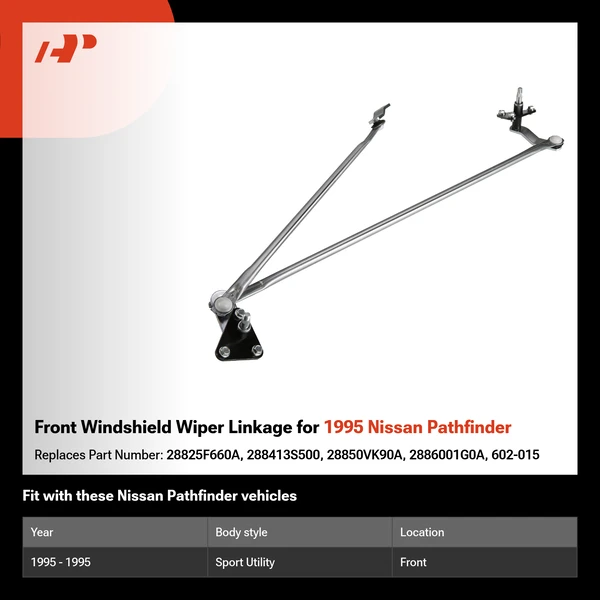 Front Windshield Wiper Linkage for 1995 Nissan Pathfinder