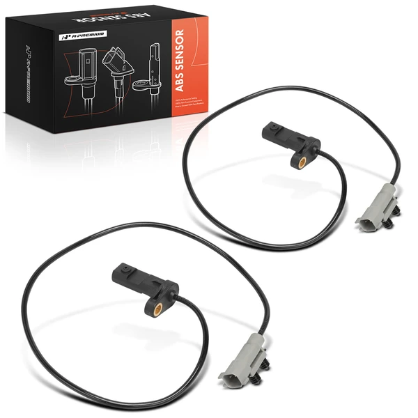 2 Pcs Rear Driver & Passenger ABS Wheel Speed Sensor for 2005-2010 Jeep Grand Cherokee