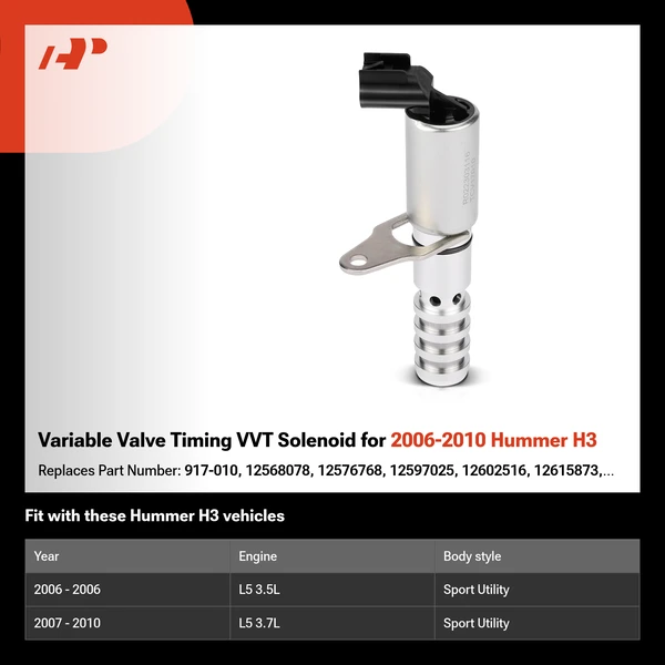Variable Valve Timing VVT Solenoid for 2006-2010 Hummer H3