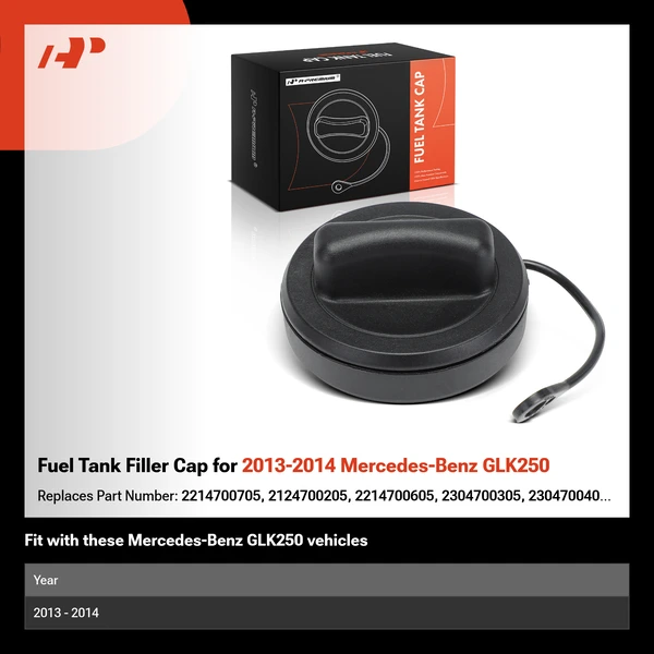 Fuel Tank Filler Cap for 2013-2014 Mercedes-Benz GLK250