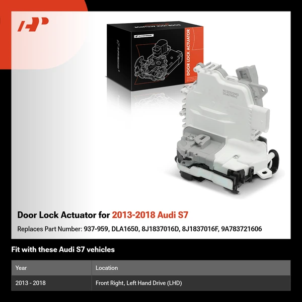 Door Lock Actuator for 2013-2018 Audi S7