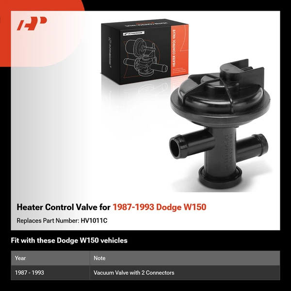 Heater Control Valve for 1987-1993 Dodge W150
