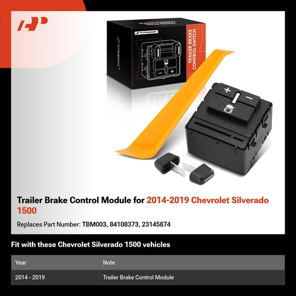 Trailer Brake Control Module for 2014-2019 Chevrolet Silverado 1500