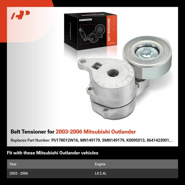 Belt Tensioner for 2003-2006 Mitsubishi Outlander