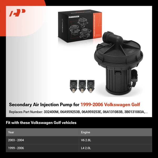 Secondary Air Injection Pump for 1999-2006 Volkswagen Golf