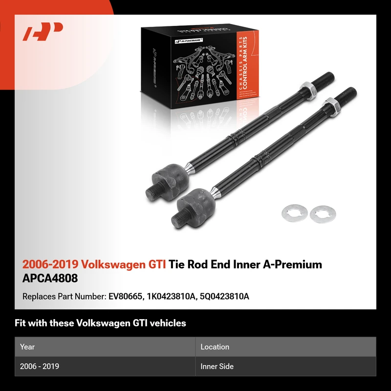 2006-2019 Volkswagen GTI Tie Rod End Inner A-Premium APCA4808