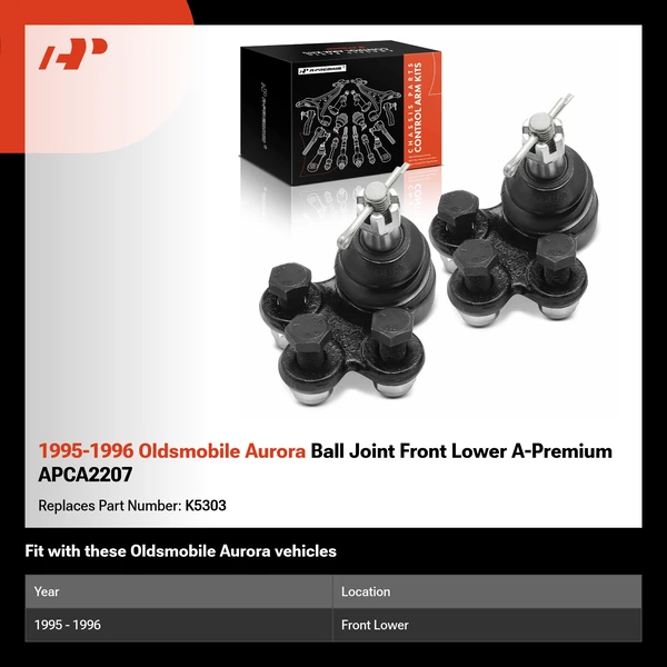 1995-1996 Oldsmobile Aurora Ball Joint Front Lower A-Premium APCA2207