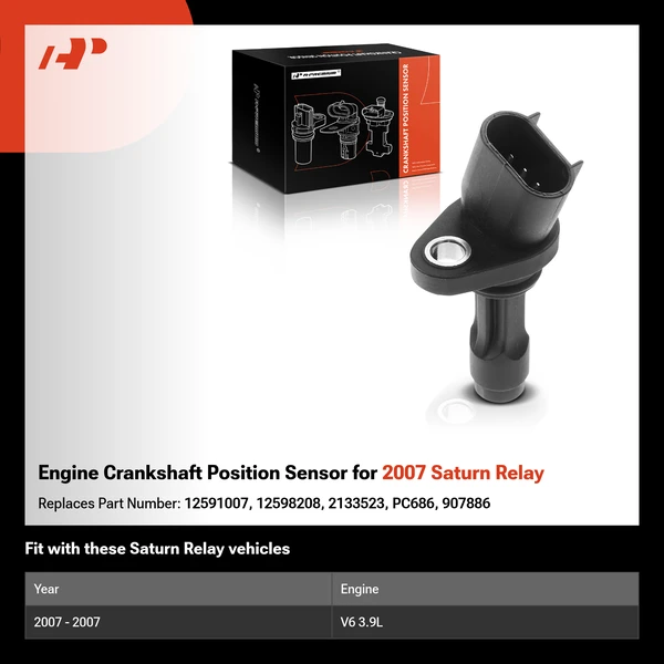 Engine Crankshaft Position Sensor for 2007 Saturn Relay