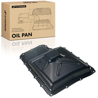 Transmission Oil Pan with Drain Plug