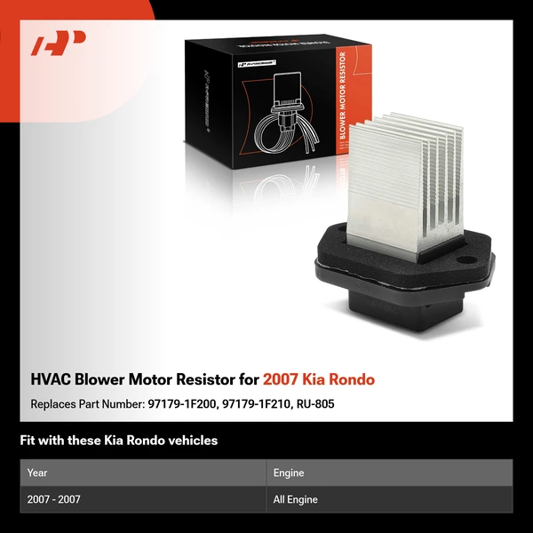 HVAC Blower Motor Resistor for 2007 Kia Rondo
