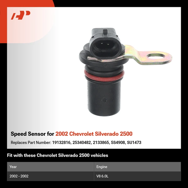 Speed Sensor for 2002 Chevrolet Silverado 2500