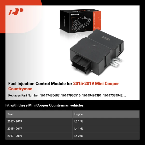 Fuel Injection Control Module for 2015-2019 Mini Cooper Countryman