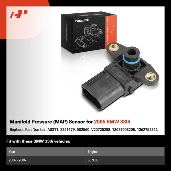 Manifold Pressure (MAP) Sensor for 2006 BMW 330i