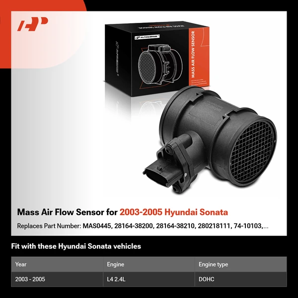 Mass Air Flow Sensor for 2003-2005 Hyundai Sonata