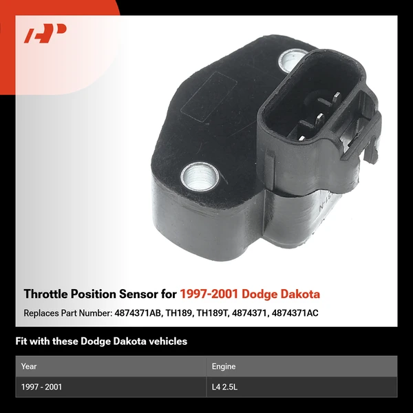Throttle Position Sensor for 1997-2001 Dodge Dakota