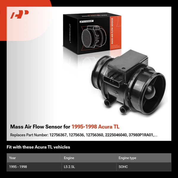 Mass Air Flow Sensor for 1995-1998 Acura TL