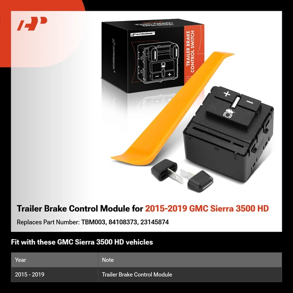 Trailer Brake Control Module for 2015-2019 GMC Sierra 3500 HD