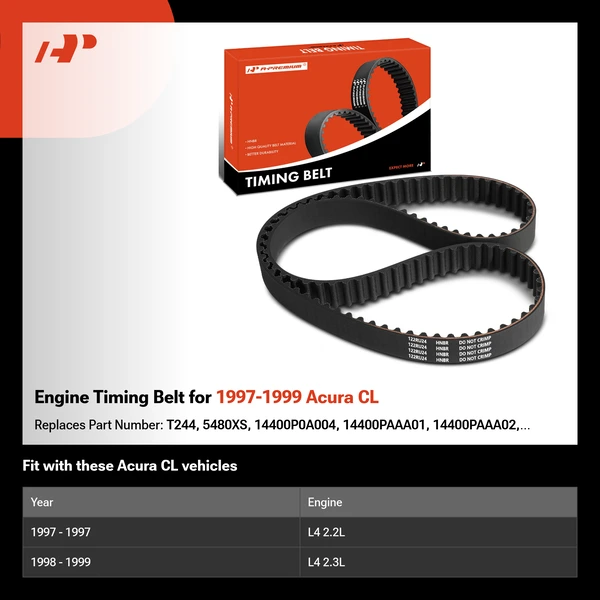 Engine Timing Belt for 1997-1999 Acura CL