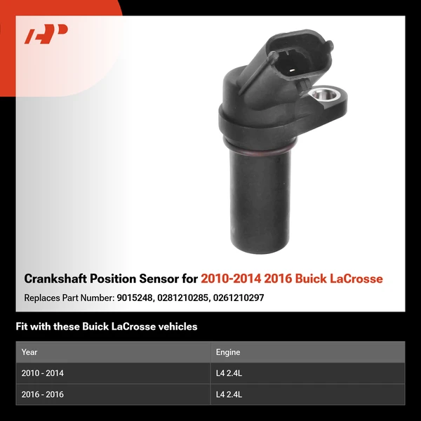 Crankshaft Position Sensor for 2010-2014 2016 Buick LaCrosse