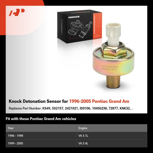Knock Detonation Sensor for 1996-2005 Pontiac Grand Am