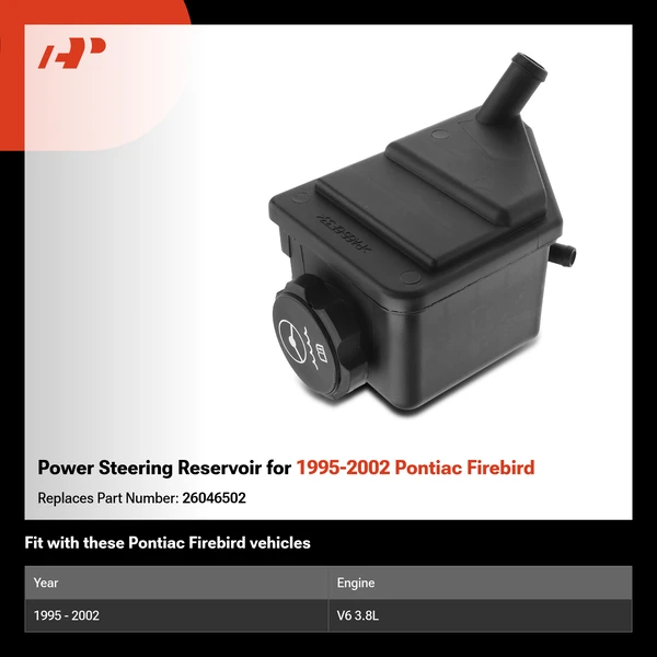 Power Steering Reservoir for 1995-2002 Pontiac Firebird