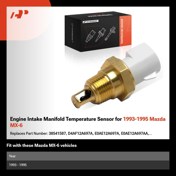 Engine Intake Manifold Temperature Sensor for 1993-1995 Mazda MX-6