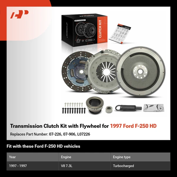 Transmission Clutch Kit with Flywheel for 1997 Ford F-250 HD