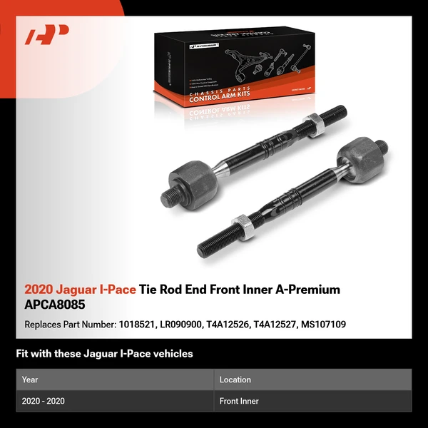 2020 Jaguar I-Pace Tie Rod End Front Inner A-Premium APCA8085