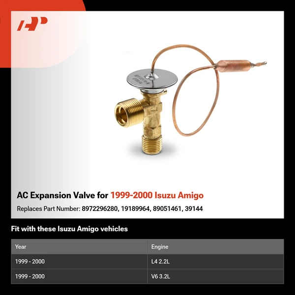 AC Expansion Valve for 1999-2000 Isuzu Amigo