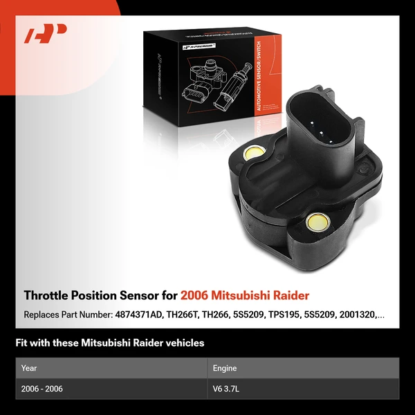 Throttle Position Sensor for 2006 Mitsubishi Raider