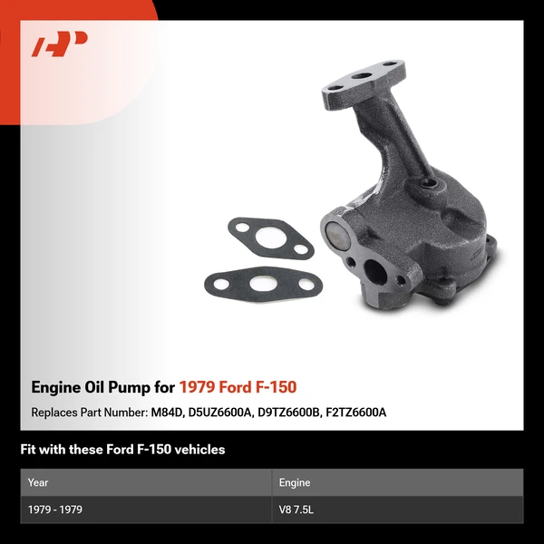 Engine Oil Pump for 1979 Ford F-150