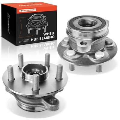 2 Pcs Front Wheel Bearing & Hub Assembly